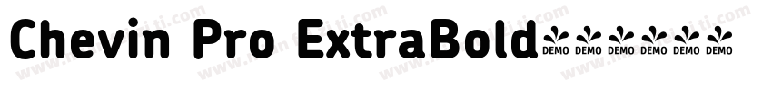 Chevin Pro ExtraBold字体转换